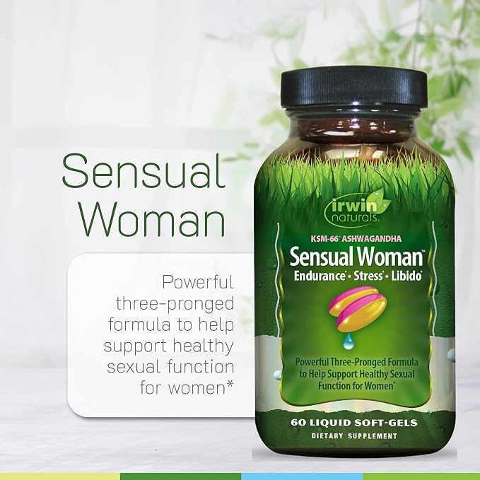Irwin Naturals Sensual Women™, Endurance, Stress, Libido, 60 Liquid Soft-Gels