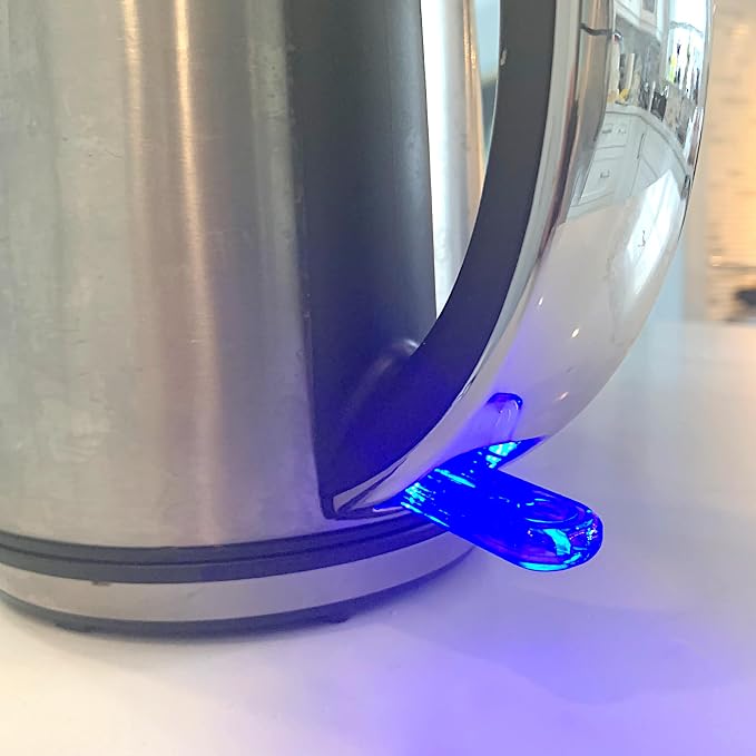 Chantal 1.8 QT Jupiter Electric Kettle, Stainless Steel, Silver