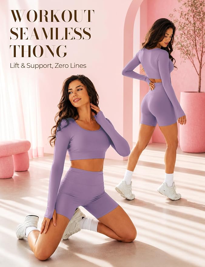 Thongs Seamless Underwear for Women No Show Thong Panty Liners Breathable Sexy Stretch Buttery Soft G-String Panties