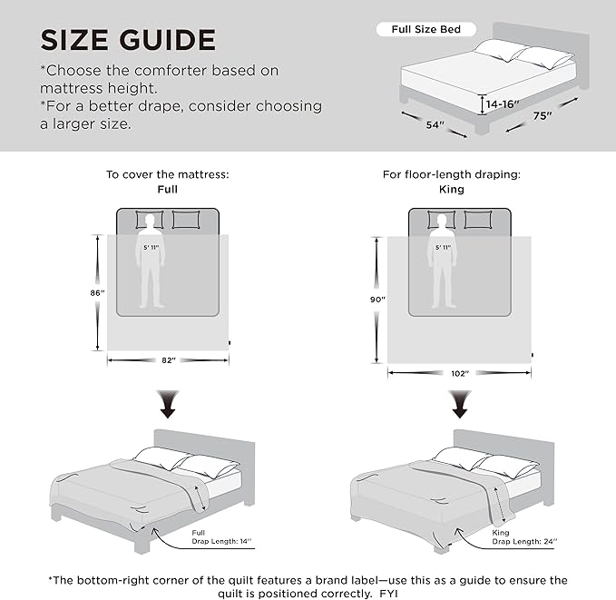 Bedsure Comforter Duvet Insert - Quilted Comforters Full Size, All Season Duvet, GentleSoft Down Alternative Bedding Blanket, with 8 Tabs, Gifts for Women/Men, Red, Full 86 x 82 Inches