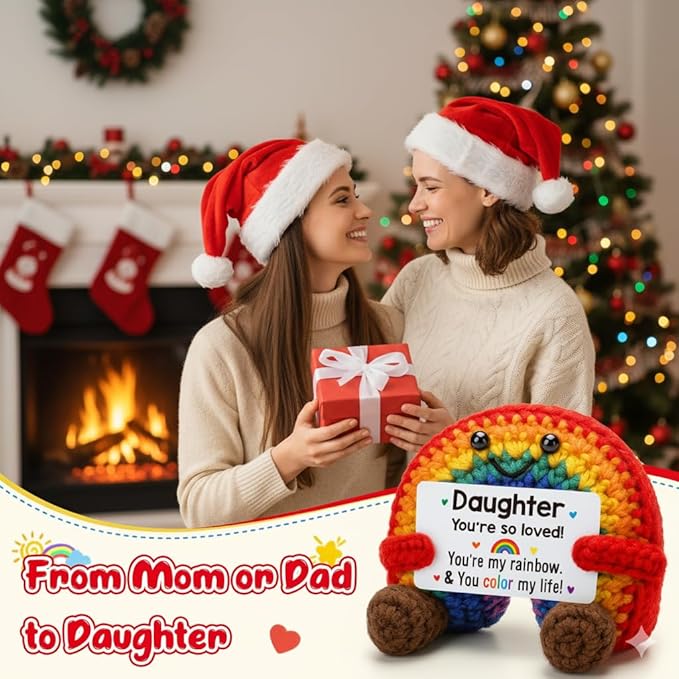 Mini Rainbow Daughter Christmas Birthday Gifts Tween Girls Trendy Stuff, Daughter Gift for 5 6 7 8 9 10 11 12 Year Old from Mom Dad, Valentines Tween Girl Gifts Trendy Stuff