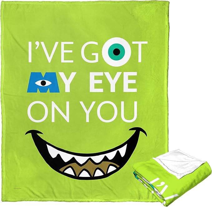 NORTHWEST Disney 100 Silk Touch Throw Blanket, 50" x 60", Got My Eye On You