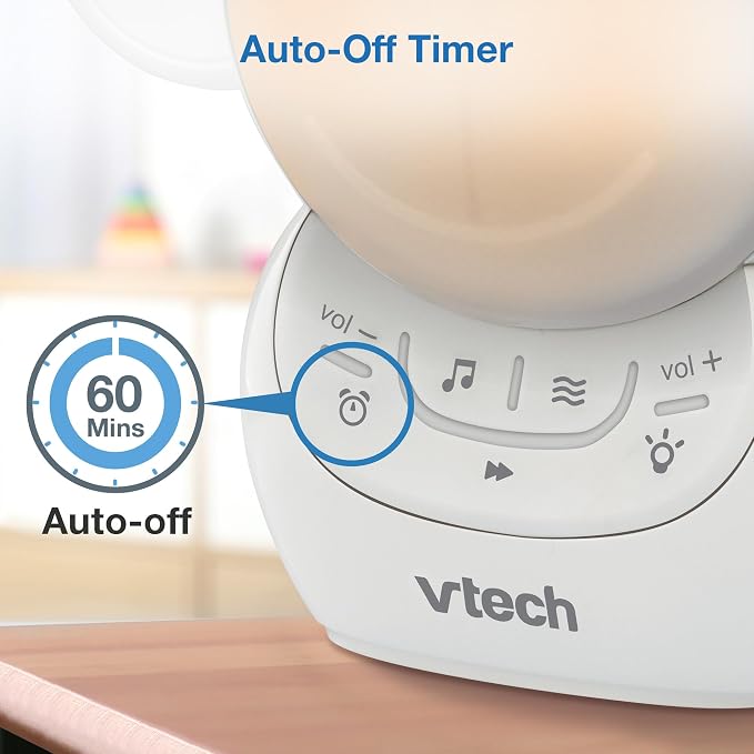 VTech VM819 Baby Monitor + BC8211 Myla the Monkey Bundle - Non-WiFi Video Monitor with 19Hr Battery, 1000ft Range & Portable Soother with Night Light & Stroller Attachment