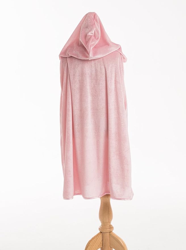 Little Adventures Traditional Pink Cloak Girls Costume - S/M (1-5 Yrs) - Machine Washable Child Pretend Play and Party Dress-up with No Glitter