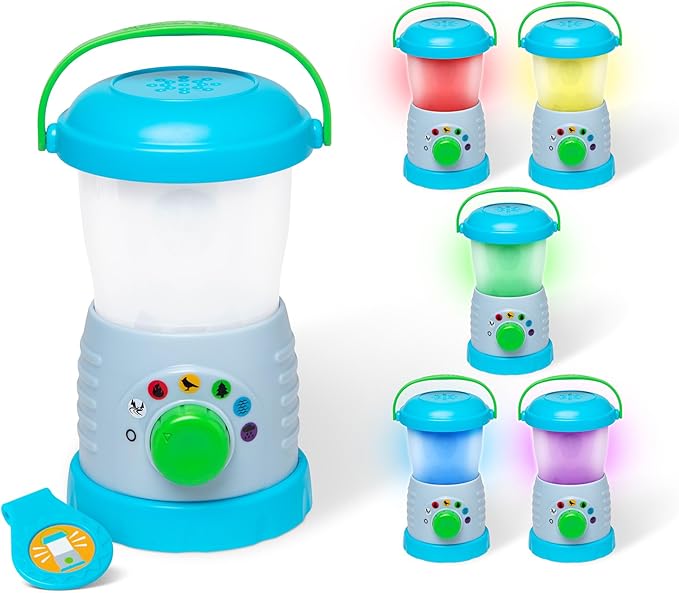 Melissa & Doug Let’s Explore Light & Sound Camping Lantern Play Set