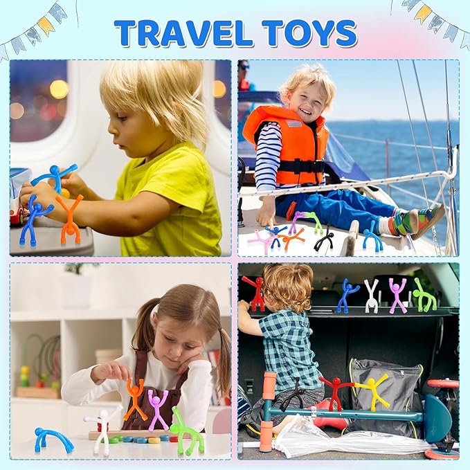 LOVIMAG 10Pcs Fridge Magnets Men, Cute Refrigerator Magnet Man, Fun Magnetic Toys Humanoid Magnet Toys for Man, Colorful Magnetic People Magnets Adults for Locker, Whiteboard Decorative, Transparent