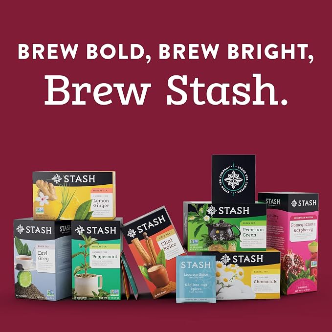 Stash Tea Chai Green Tea - Caffeinated, Non-GMO Project Verified Premium Tea with No Artificial Ingredients, 100 Count (BULK PACKAGING)