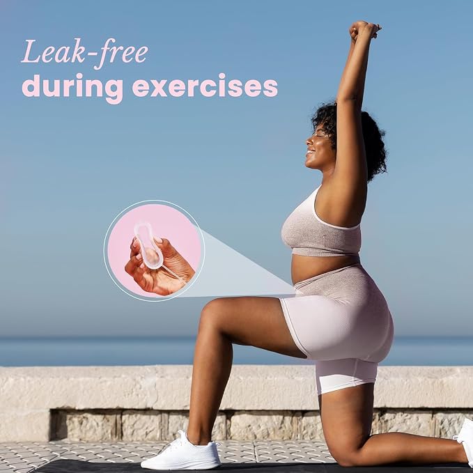 LUMMA Menstrual Disc | Includes Carrying Pouch and Silicone String for Easy Removal | Comfortable & Sustainable Choice to Tampons | Reusable Medical Grade Silicone, Leak-Proof (Unicorn,Medium)