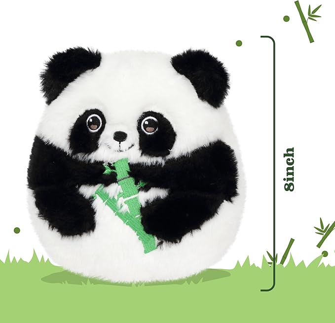 Easfan Panda Plush Pillow Soft Plush Toy Cute Stuffed Animal Home Room Decoration Birthday Festival Gifts for Girls,Kids,Toddlers