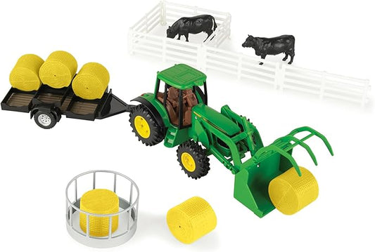 John Deere 1/32 21 Piece Haying Toy Set - LP84319
