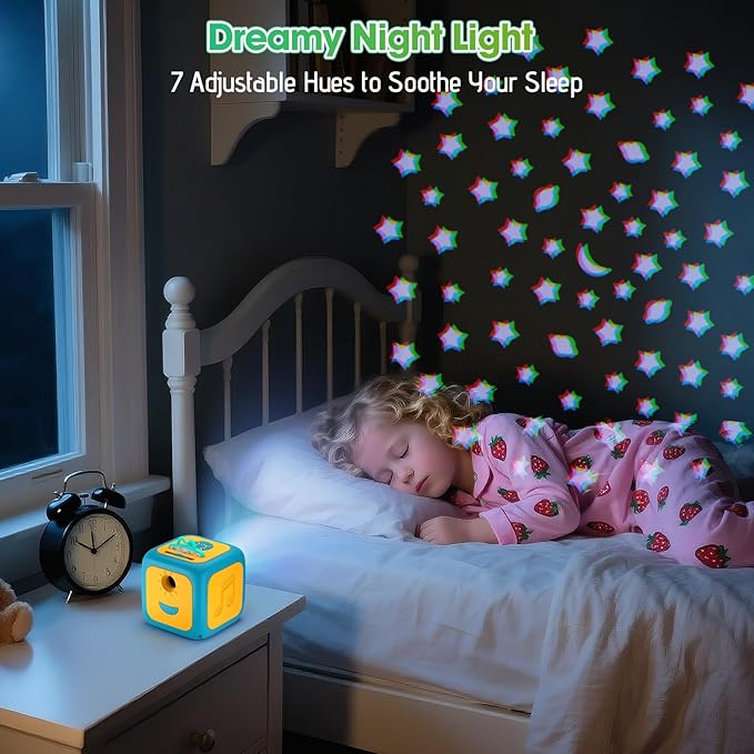Storytelling Projector for Kids, Story Dream Machine for Toddlers Christmas Birthday Gifts for Kids Ages 3+, Storybook Projector with Stories, Music, Night Light Educational Toys for Girls Boys