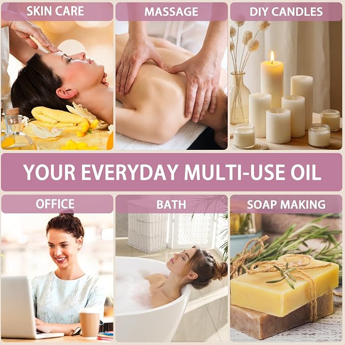 Lotus Essential Oil - Lotus Oil for Diffuser, 16 Fl Oz(480ml) | Candle Making, Soap Making, aroma, Strong Scent, Pure, Natural, Home Fragrance, Massage