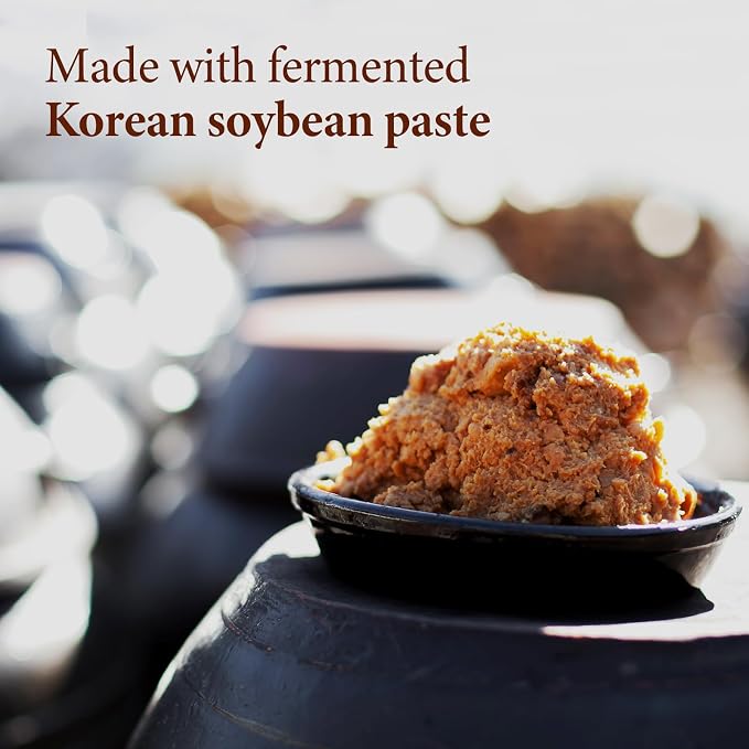 Wang Korean Traditional Doenjang, Authentic Fermented Soybean Paste | Korean Pantry Staple for Doenjang Jjigae, Ssamjang & Korean BBQ Marinades, 1.1 Pound