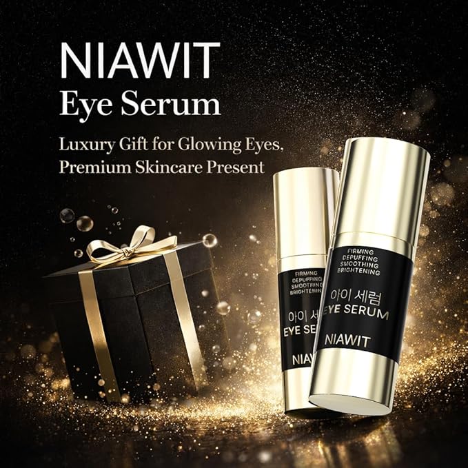 Eye Serum for Dark Circles and Puffiness - Advanced Anti-Aging Under Eye Treatment for Wrinkles, Bags and Fine Lines - Hydrating and Firming Formula to Brighten and Revitalize Tired Eyes