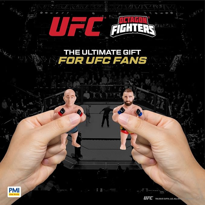 UFC 2.5-Inch Collectible Figures 8-Pack Deluxe Box – Includes 8 Fighters with Accessories, Realistic Poses, and Officially Licensed UFC Collectibles by PMI