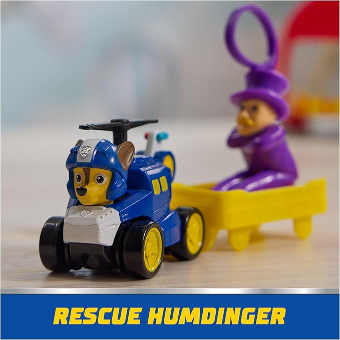 Paw Patrol: Air Rescue, Pup Squad Adventure Bay Airport Playset, with Chase Toy Car Vehicle Launcher, Kids Toys for Boys and Girls 3+