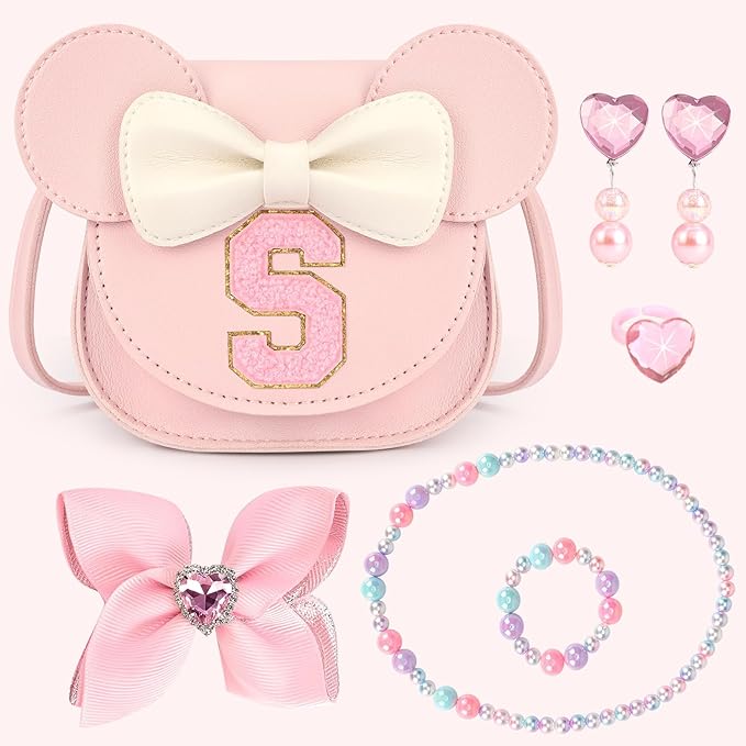 mibasies Toddler Purse Gifts for Girls: 3 Year Old Girl Gifts, Mouse Toys Purse Set
