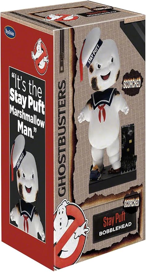 Royal Bobbles Ghostbusters Classic Stay Puft Collectible Bobblehead Statue - Scorched Variant