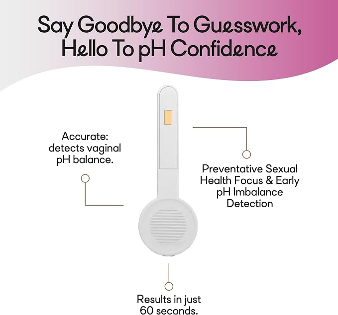 GoldN™ Vaginal pH Test for Women – Easy-to-Use Self-Testing Kit | Accurate Results in 60 Seconds | Detects Imbalance & Maintains Intimate Health | Hygienic, FDA-Registered, Discreet Packaging | 1 Test