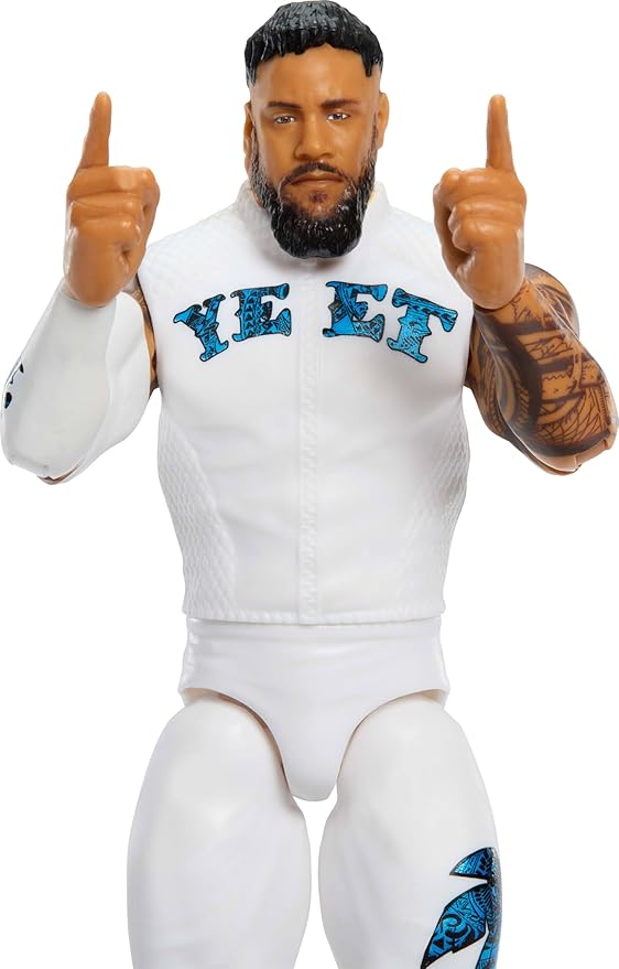 Mattel WWE Jey USO Action Figure, Main Event Series #161, 6-inch Collectible Superstar with 14 Articulation Points & Life-Like Look