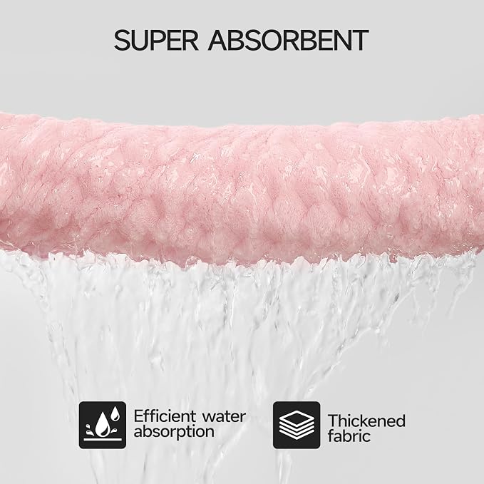 REDKISS Pink Microfiber Bath Towels Set of 6-35x70 Inches Oversized Bath Sheets, Extra Large Bath Towels Set of 6 for Adults, Super Soft Quick Dry Lint Free Absorbent Microfiber Shower Towels