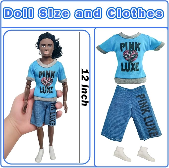 Interactive Family Toy Fun Action Figures Set, Imaginative Family Doll Play