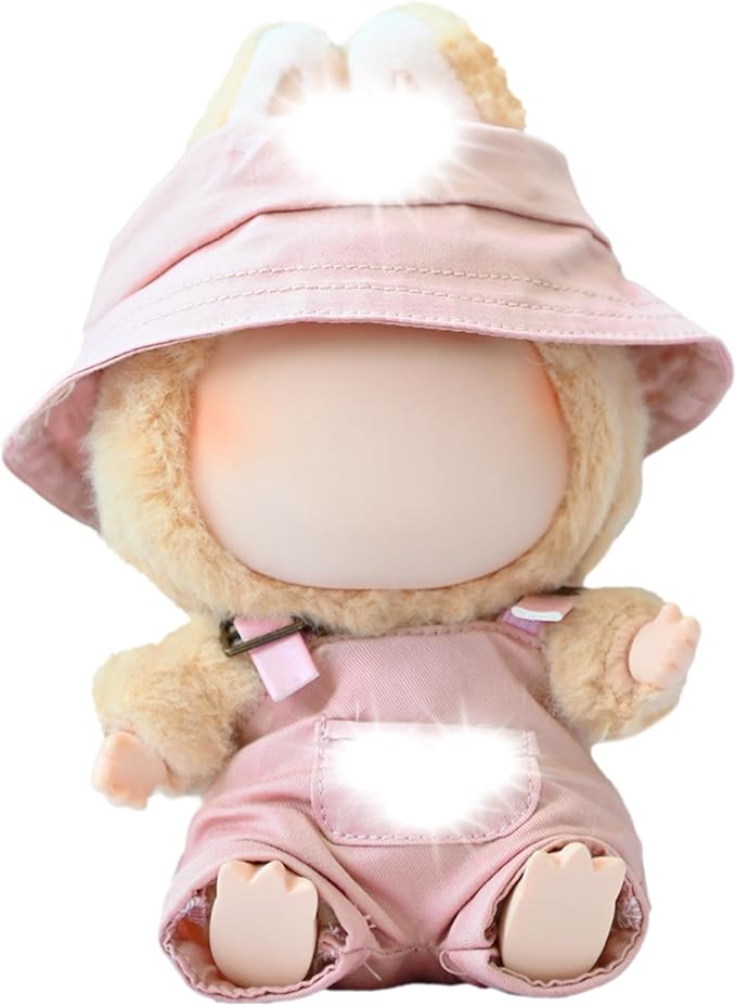 Clothes Fit for 17CM Doll, Fashion Doll Clothes Outfit Set Cute Theme Designer Toys Dress Accessories for Collector Fans Display (P Pink Set)