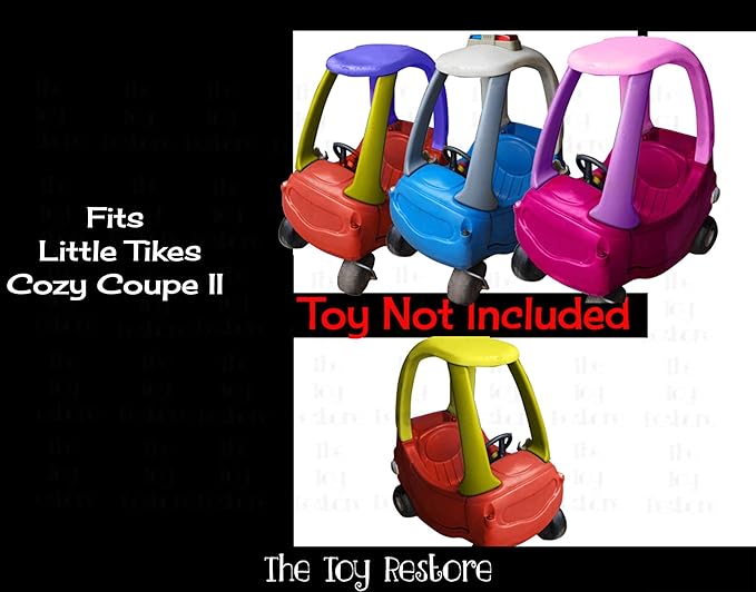 Toy Restore Stickers Fits Little Tikes Cozy Coupe II Patrol Car Police Set