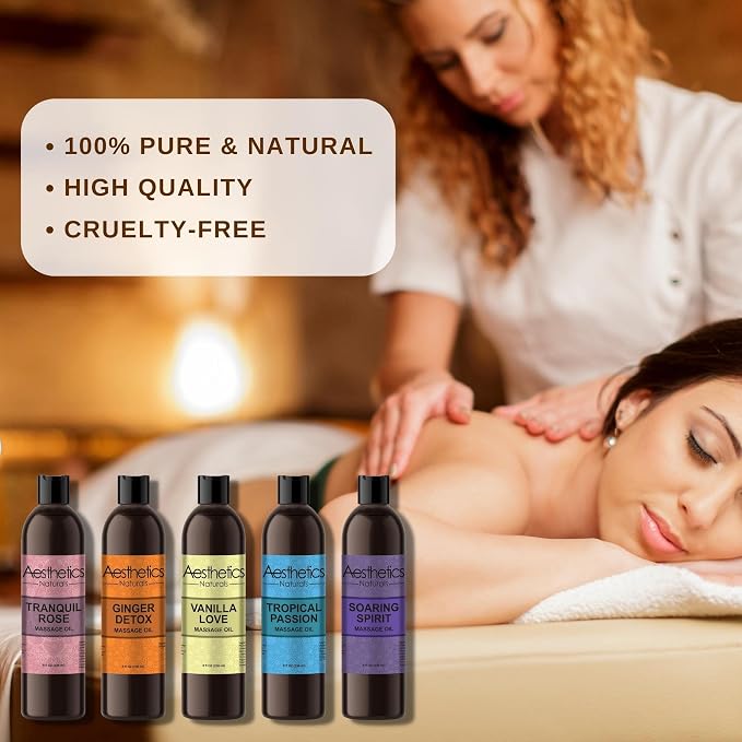 Aesthetic Naturals Massage Oil (Vanilla Love)