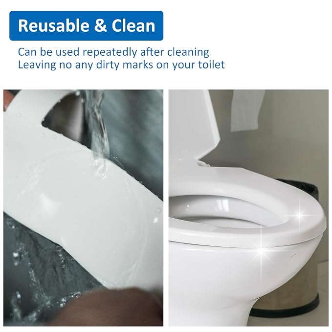 Universal Pee Deflector for Toilet Seat with Toilet lid Lifter, Toilet Splash Guard Prevents Kids and Adult from Peeing Splash.