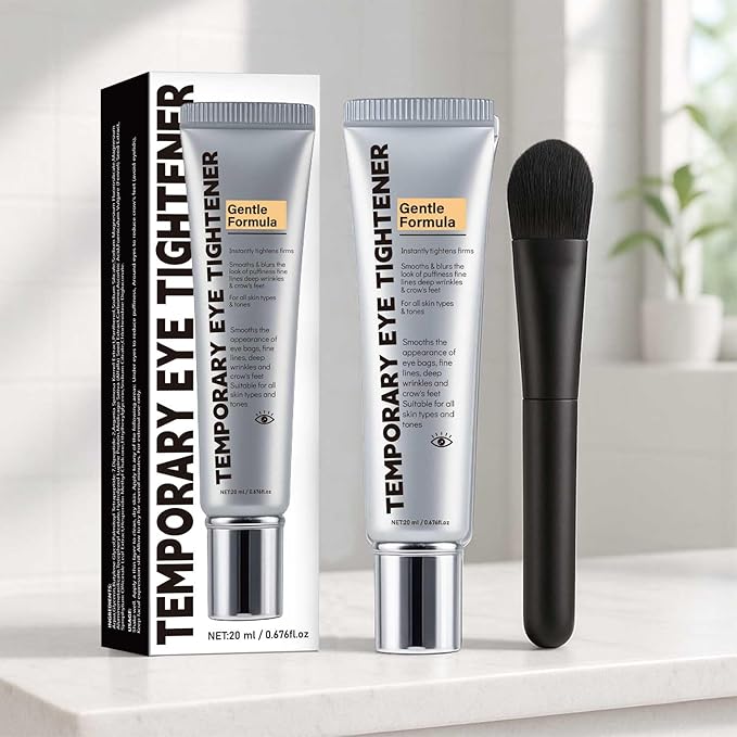 Temporary Eye Tightener, Perfection Primer Tightener Eye Cream, Instant Eye Tightener Easy-Wear Formula – Ultimate Lift & Smooth Finish 20mL/0.676OZ
