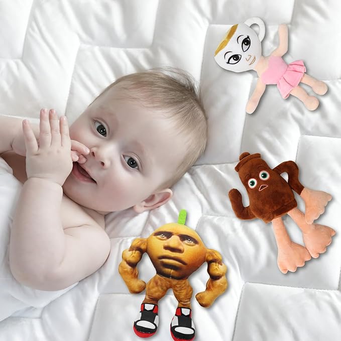 Italian Brainrot Plush,7pcs Italian Brainrot Toy Gift,Cute Stuffed Figure Doll for Kids and Adults Inspired Plush Toy
