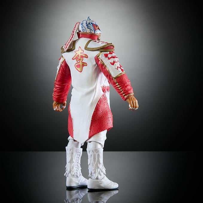 Mattel WWE Elite Action Figure & Accessories, Series #113 6-inch Collectible Dragon Lee with 25 Articulation Points & Swappable Hands