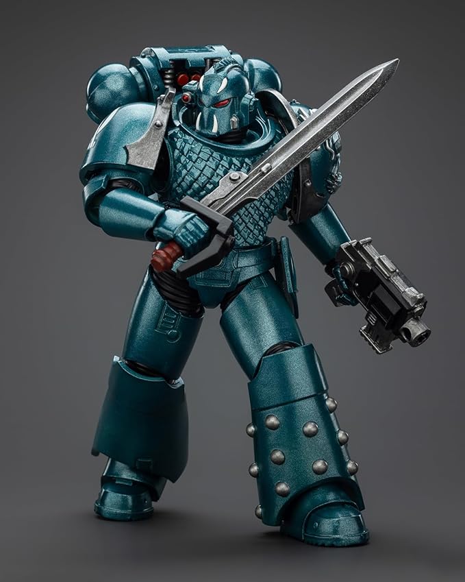 JoyToy 40K Genuine License 1:18 Action Figure, Alpha Legion Headhunter Prime, 4.96 inch Collectible Action Figures Sets