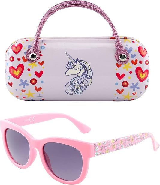 KENBO Kids Sunglasses for Girls UV Protection Toddler Sunglasses
