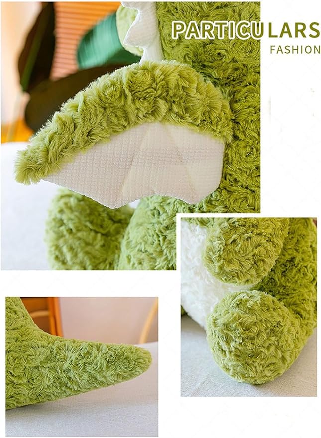 Dragon Stuffed Animal Cute Dragon Plush Toy 9 inch for Girls Boys 7.8 inch (jiaolong lvse)