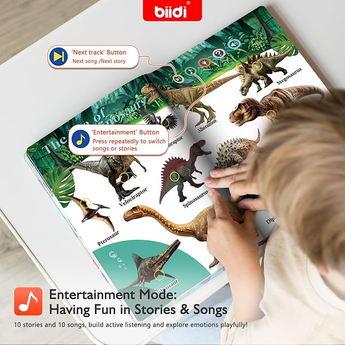 English Interactive Sound Book for Toddler3-5,Talking Activity Book,Educational Learning Toys for Boys Girls, Birthday Gifts for Kid Age 3 4 5 6 Year Old,Sensory Autism Toys,171 Animal,600+Sounds