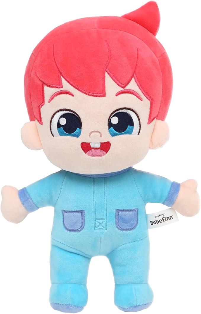 Pinkfong Bebefinn Plush Toy - 12" (30cm) Stuffed Doll | Soft Cuddly Plush for Toddlers | Bebefinn Toy | Perfect Birthday, Holiday for Boys & Girls
