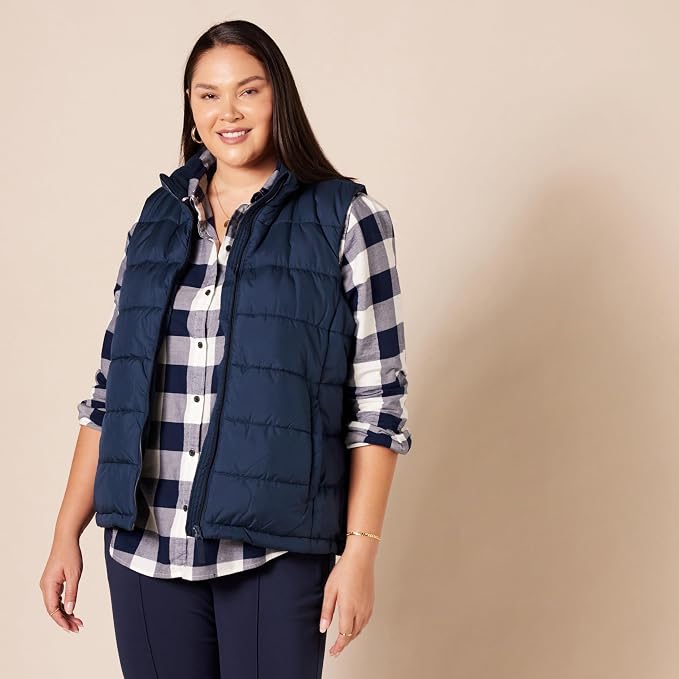 Amazon Essentials Women's Mid-Weight Puffer Vest