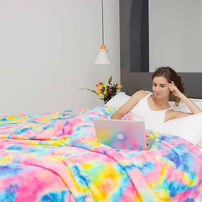 MUGD Fleece Blanket Throw Blanket Throw Blanket for Couch Soft Lightweight Cozy Microfiber Blankets & Throws