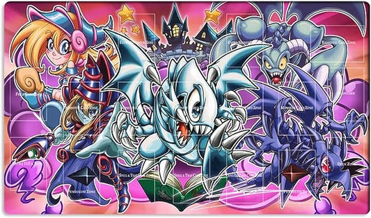 New Playmat Toon Dark Magician Girl TCG CCG Trading Card Game Mat Pad + Free Bag (ZD039-880-A)
