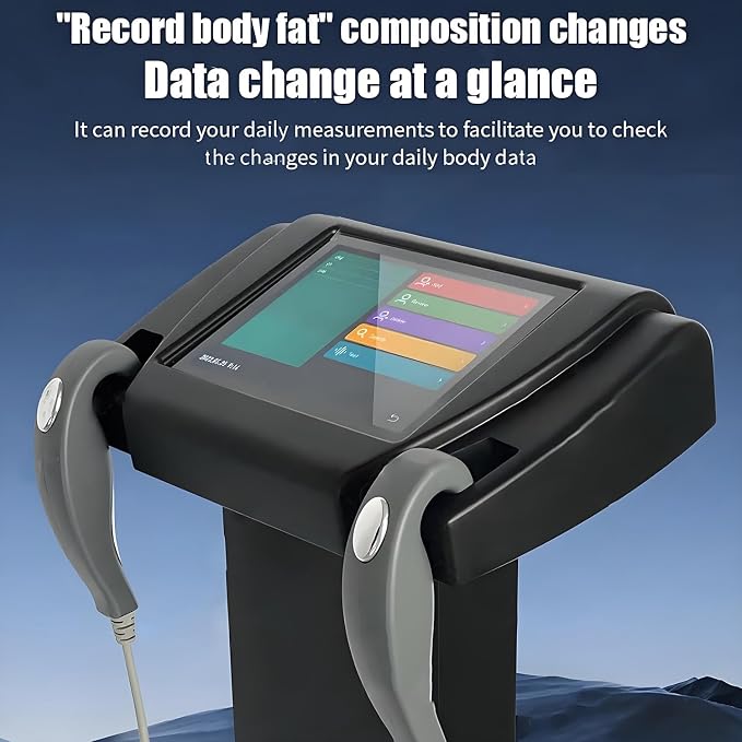 Professional Body Composition Analyzer,Body Fat Scale, Body Composition Analyzer, Body Fat Detection Equipment, Professional-Grade Analyzer, Muscle Detection and Analysis Black
