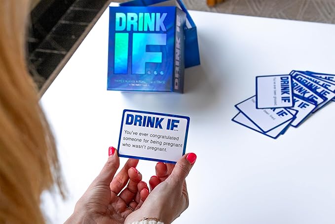 Drink IF… Adult Drinking Game for Parties + After Dark Expansion Set | Funny Icebreaker & Conversation Starter Card Game for Friends and Groups | Great for Game Night and Pregames| Fun Gift for Adults