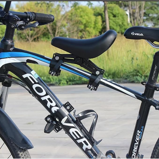 Front Mounted Bicycle Seats for Children Kids Handlebars Foot Pedals Set Mountain Bike Child Seat Kids Bike Seat Suitable for MTB and City Bicycles