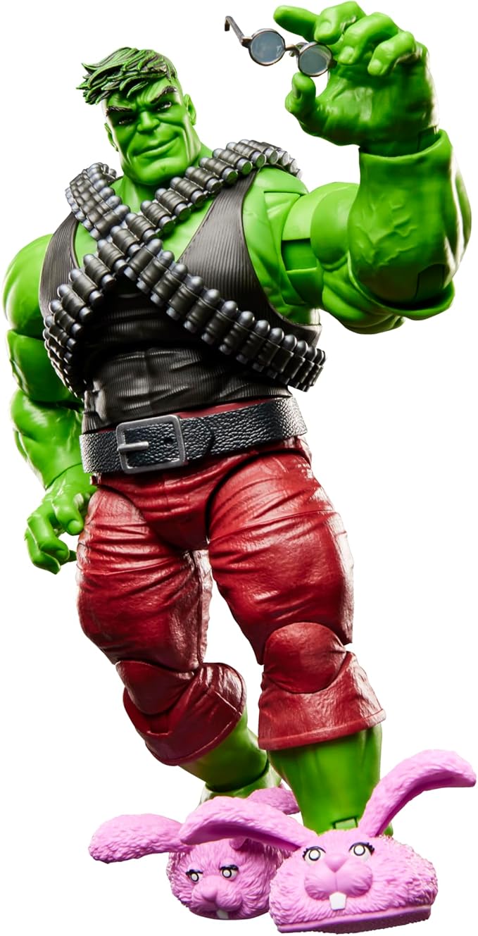 Marvel Legends Series Professor Hulk, Incredible Hulk Comics Collectible 6-Inch Scale Action Figure Set