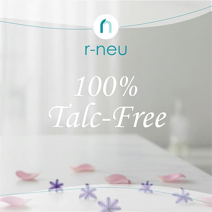 R-NEU 2 Pack Body Powder for Women with Powder Puff, 100% Talc-Free, Elegant Royal Bouquet Scented Dusting Powder, After Bath for Soft Skin, Extra Large, (10oz)