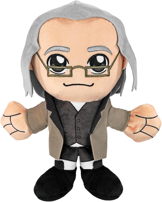 Bleacher Creatures Benjamin Franklin 8" Kuricha Plush - Soft Chibi Inspired Toy