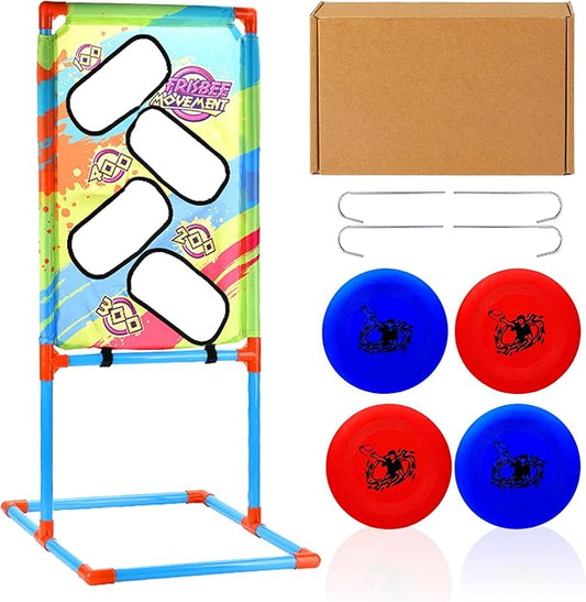 Educational Flying Disc Set for Kids Indoor Outdoor Math Learning Game Fun Family Activity