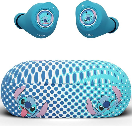 Disney Lilo and Stitch Bluetooth Earbuds w/Charging Case- Wireless Headphones w/Built-in Mic+ Up to 30 Hrs Playtime- Lilo and Stitch Gifts for Girls,Boys,Women,Men,All Fans of Lilo and Stitch Stuff