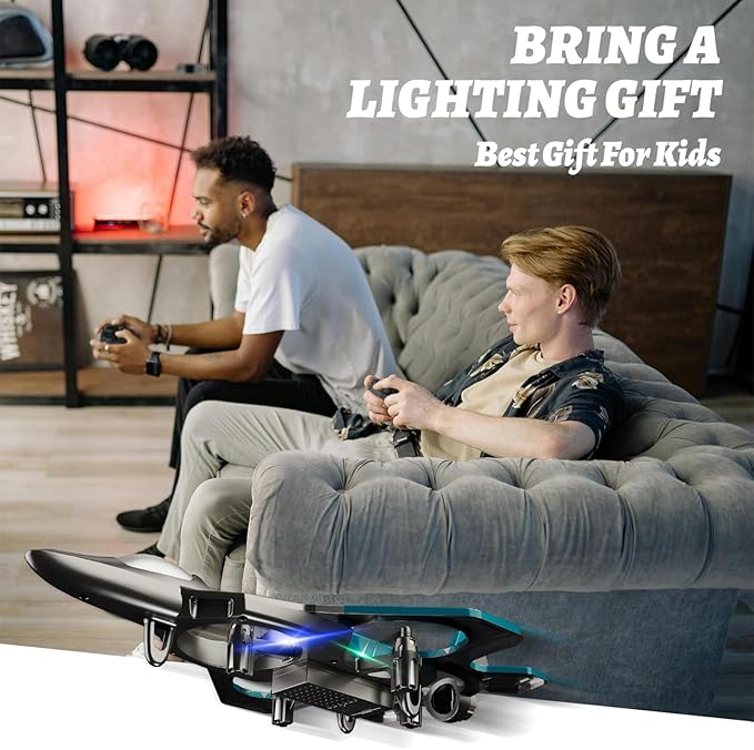 Foam RC Plane for Kids 4-8 8-12 12-16, Remote Control Airplane Toys for Boys Kids Adults Beginners, RC Planes Fighter Jet Helicopter Drones for Kids Adults, 360° Flip Easy to Fly